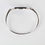 Thumbnail: Whitby Jet Silver Bangle