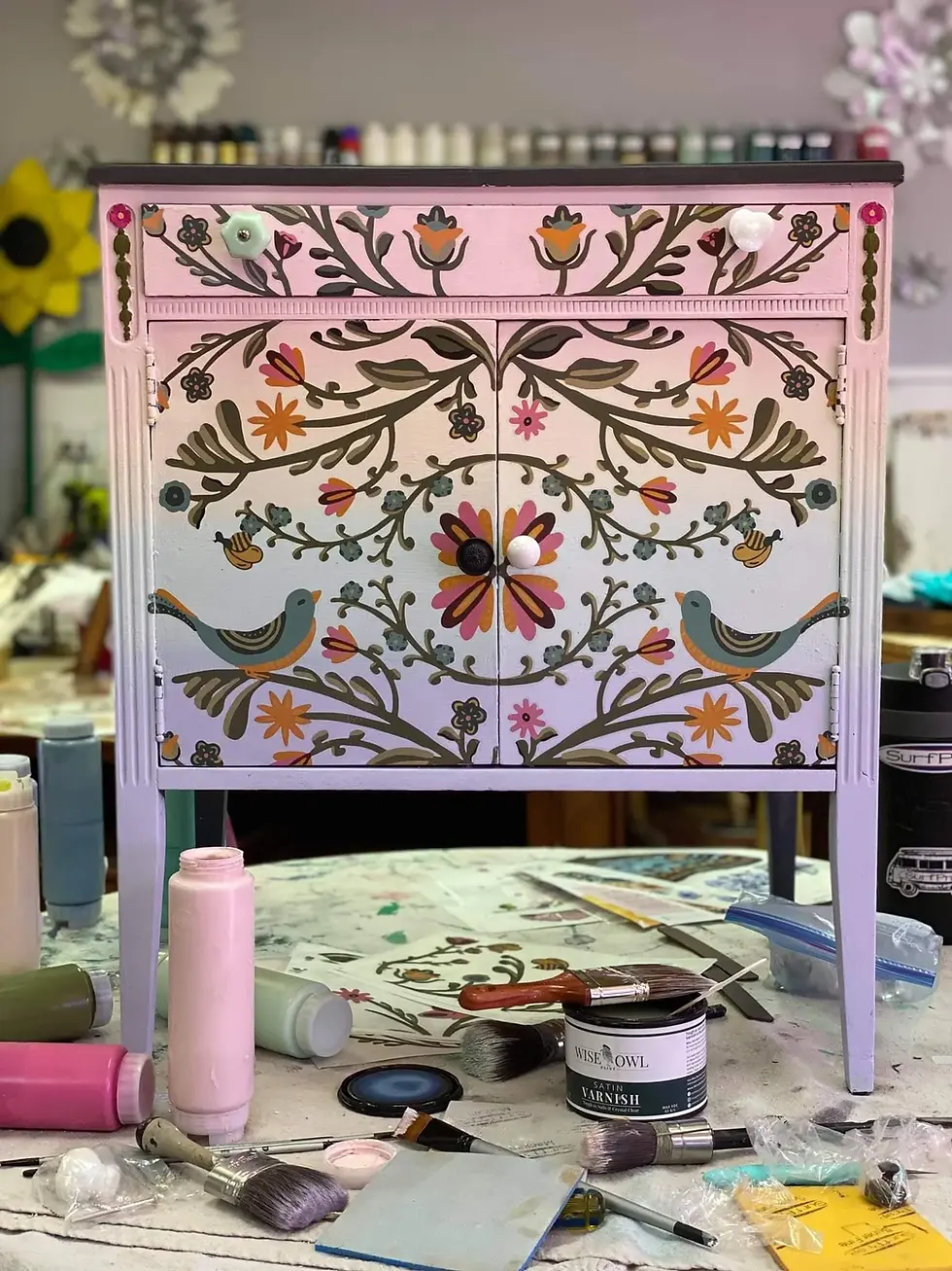 Thumbnail: Folk Element Tranfer - Mint by Michelle