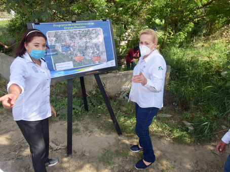 Supervisa Alma Laura Amparán limpieza en canales a cielo abierto