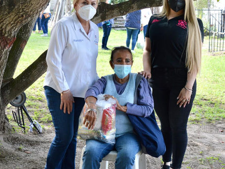 Más de 28 mil despensas ha distribuido Gobierno de Alma Laura Amparán entre adultos mayores