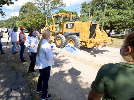 Inicia Alma Laura Amparán más obras de pavimentación