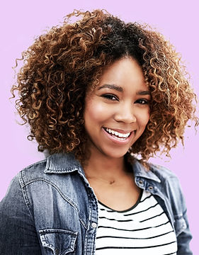 Girl with Curly Hair