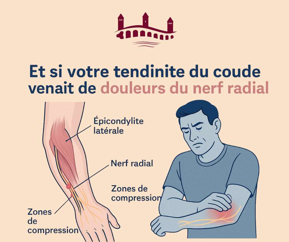 tendinite du coude dû au nerf radial