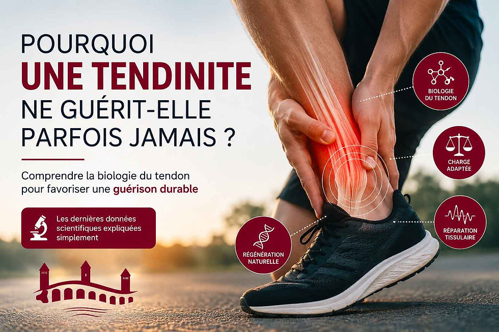 Pourquoi une tendinite ne guérit pas parfois?