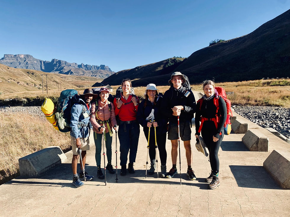 The crew at the trailhead
