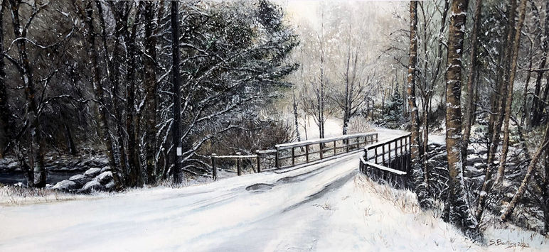 Snow Scene of Glen Garry