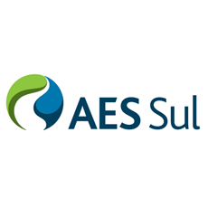 Logomarca da empresa AES Sul - atual RGE