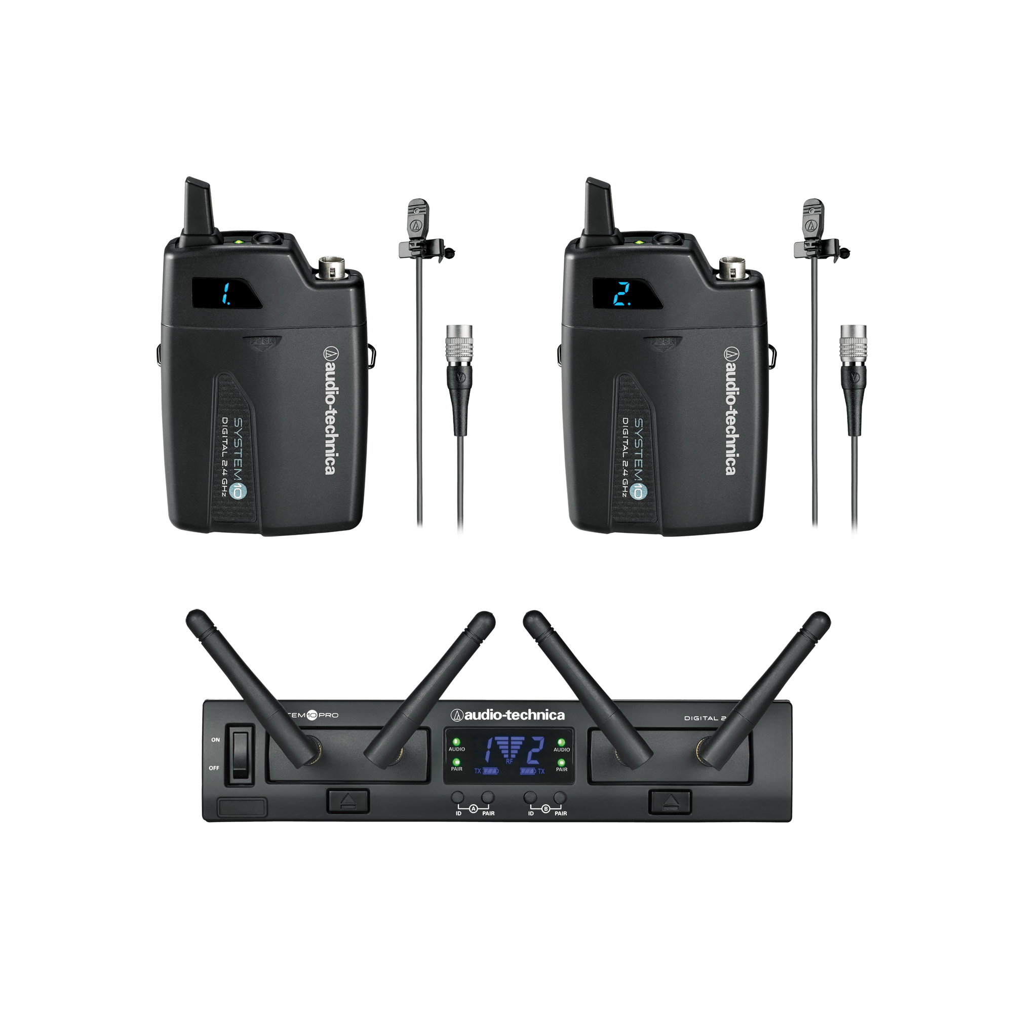 ATW-1311/L System 10 PRO Series Dual Lavalier Digital Wireless System