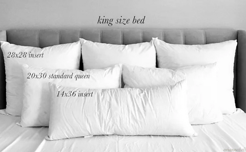 King Size Bed Pillow Configuration