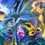 Thumbnail: Detail of Radiant sunflower bouquest painting