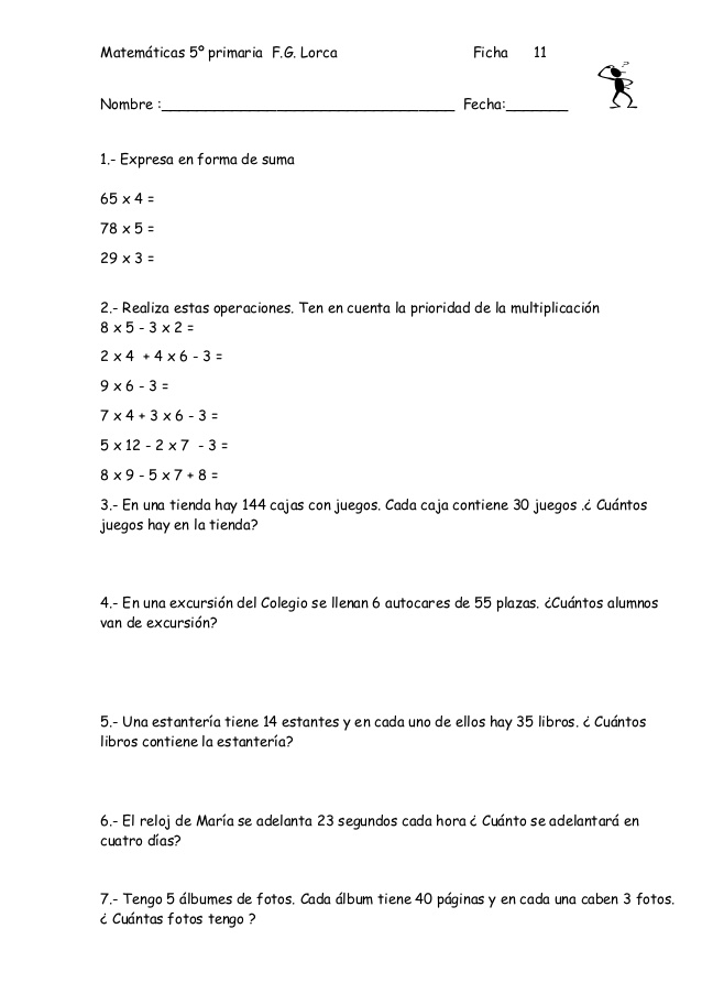 Actividades Misitio