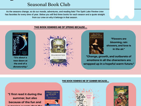 Spirit Lake Review Seasonal Book Club Part 1