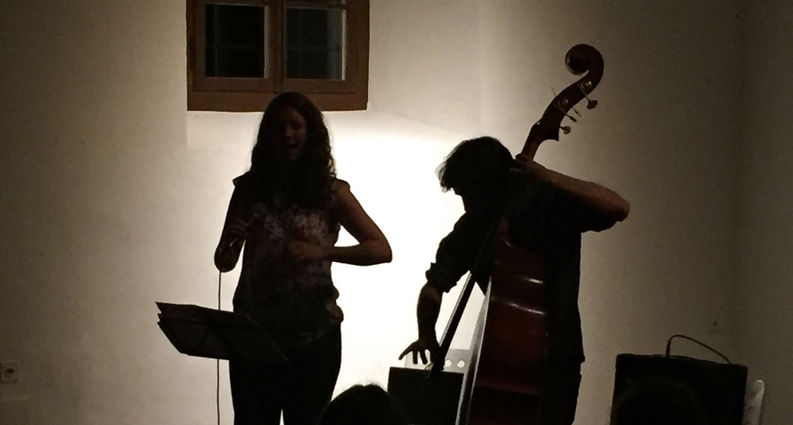 Duo Avender Despina Corazza Gesang Jonas Künzli Kontrabass Luzern Wohnzimmerkonzert