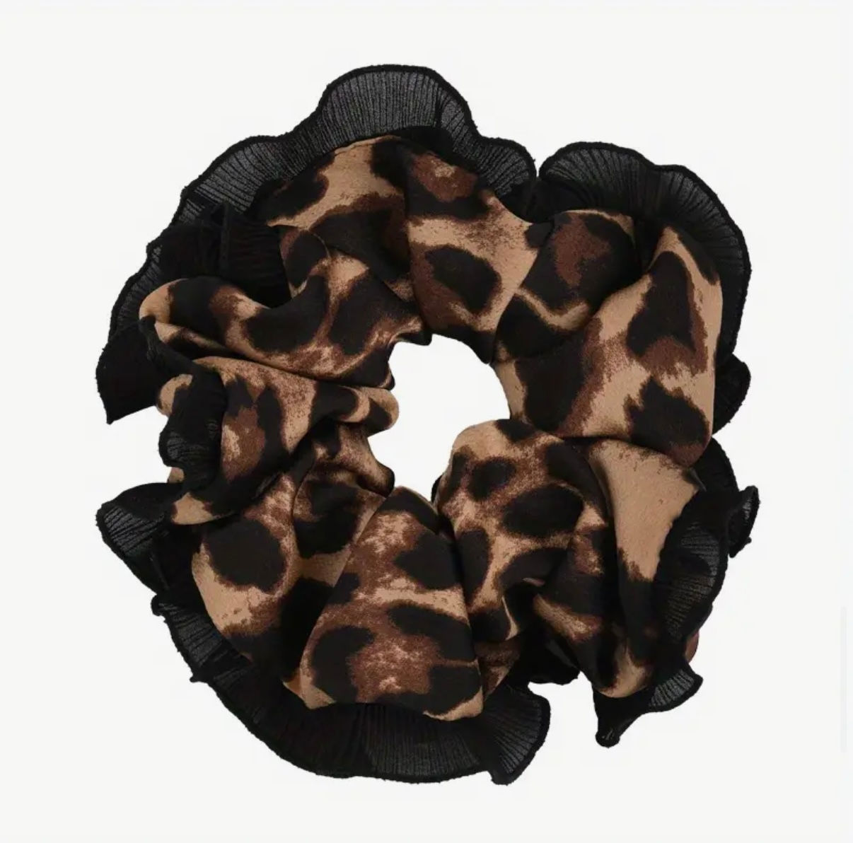 Scrunchie Leopard pattern