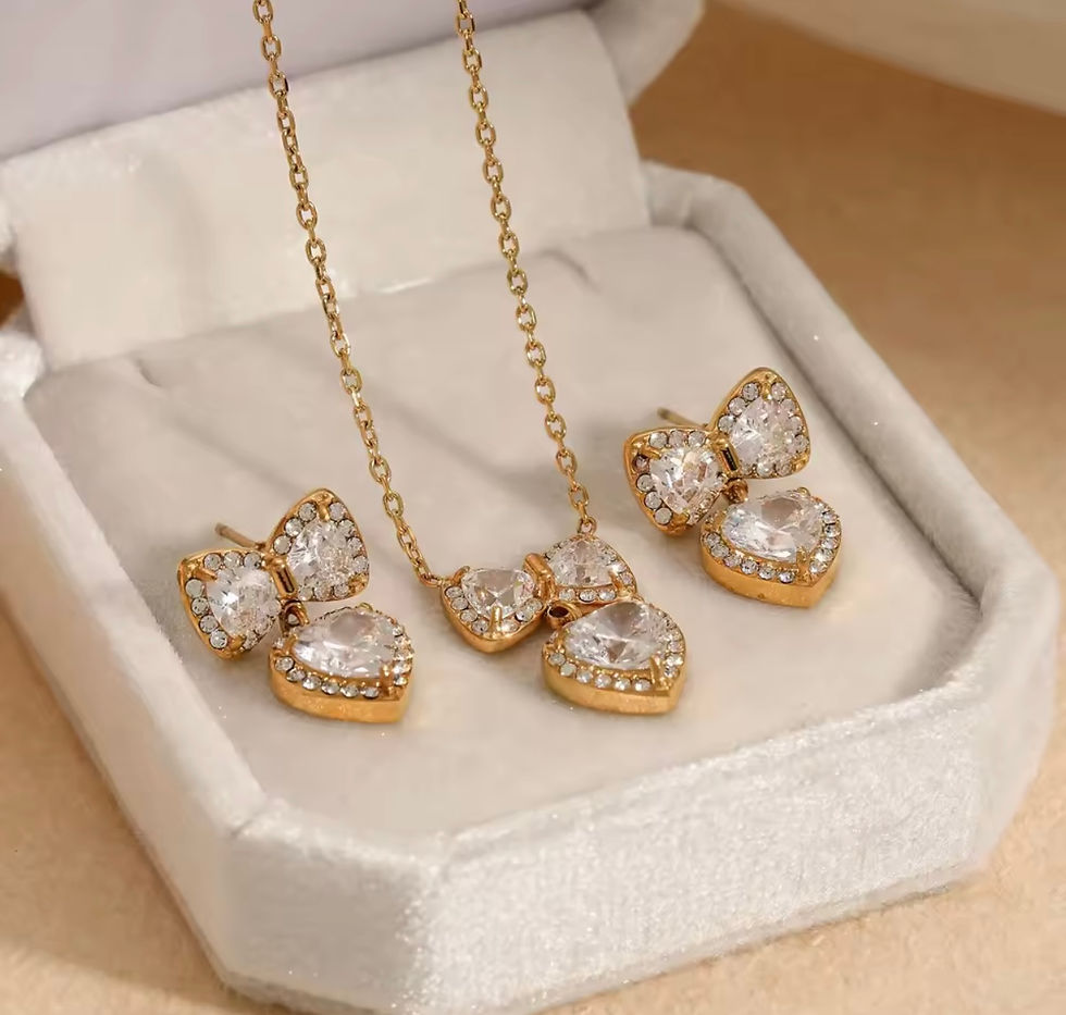 Miniatura: Orecchini Ribbon Heart