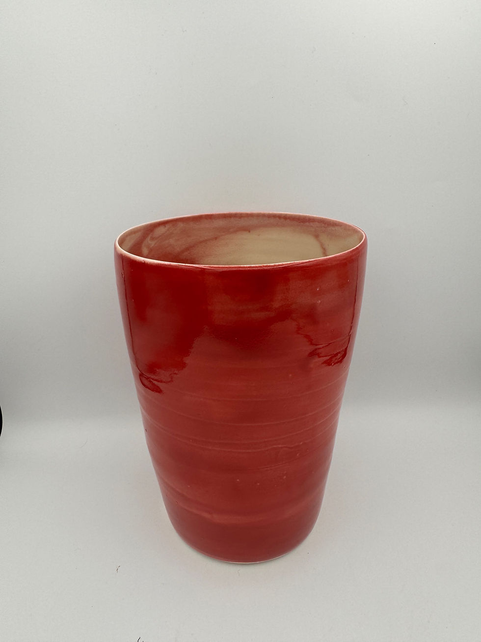 Thumbnail: Strawberries and cream swirl tall vase