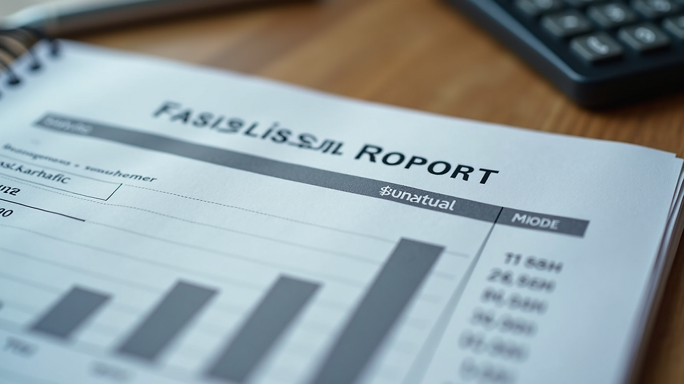 High angle view of a financial report with salary data