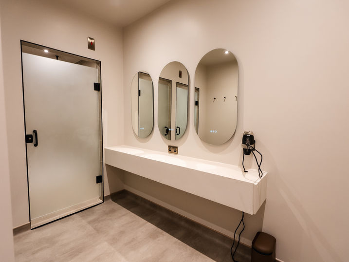 Showering facilities at Atlas Training Club completed by CT Contractors