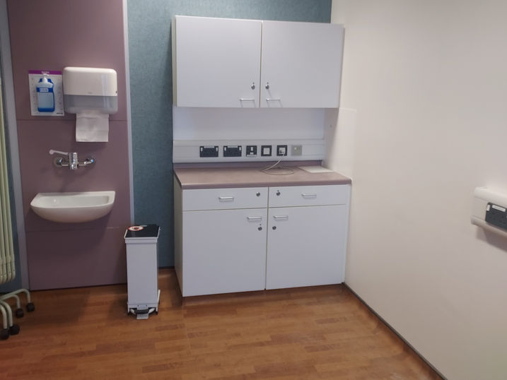 Healthcare fit-out refurbishment at NHS Fleetwood Medical Centre in Fleetwood by CT Contractors Preston