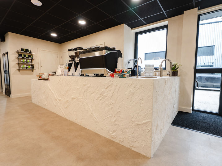 Café fit out at Atlas HYROX Training Club by CT Contractors