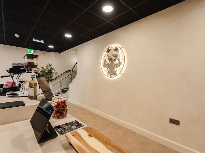 Café fit out at Atlas HYROX Training Club by CT Contractors