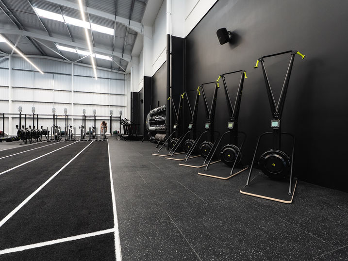 Strength training area at Atlas HYROX Training Club
