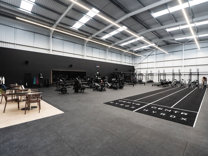 Completed Atlas HYROX gym interior by CT Contractors