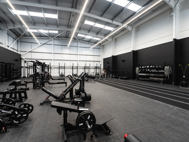 Completed Atlas HYROX gym interior by CT Contractors