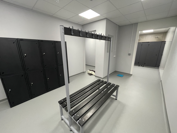 Office bathroom fit-out refurbishment at Adidas Distribution Centre in Manchester by CT Contractors Preston