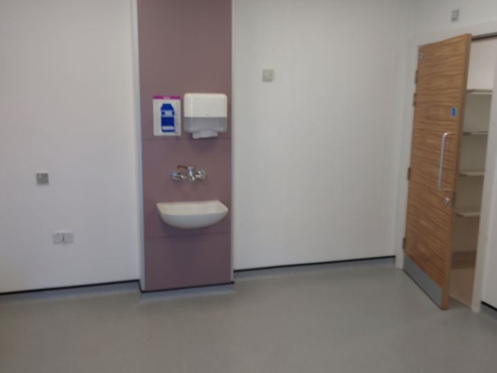 Healthcare fit-out refurbishment at NHS Fleetwood Medical Centre in Fleetwood by CT Contractors Preston