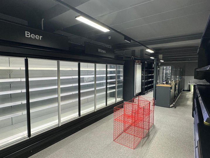 Retail shopfitting at ASDA Express in Castleford by CT Contractors Preston
