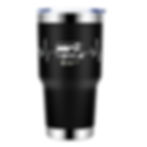 Miniatura: Camping Cardiogram 20oz Insulated Vacuum Sealed Tumbler