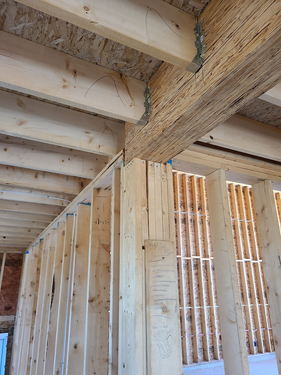 A Structural Beam in a Residence