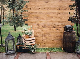 Décoration de mariage rustique