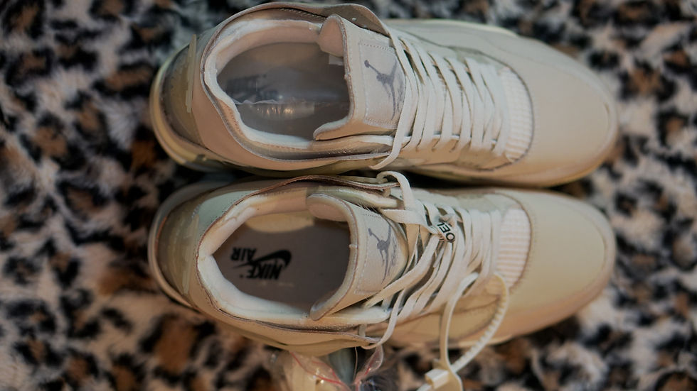 Thumbnail: Off-White × Air Jordan 4 “Sail”