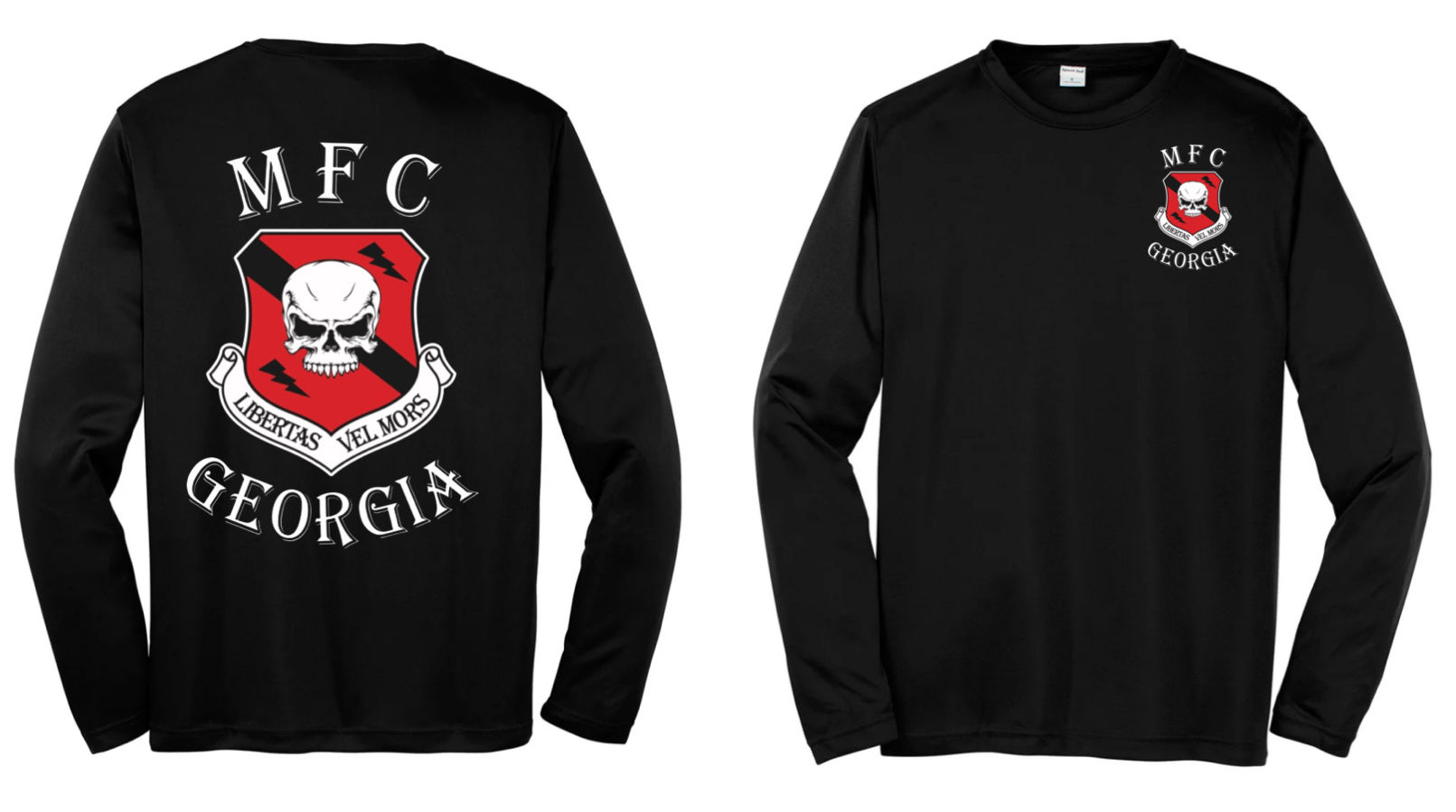 Men's MFC Members Georgia Rocker Black Long Sleeve - Cotton 