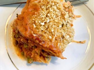 Vegan Baked Spaghetti Squash Casserole
