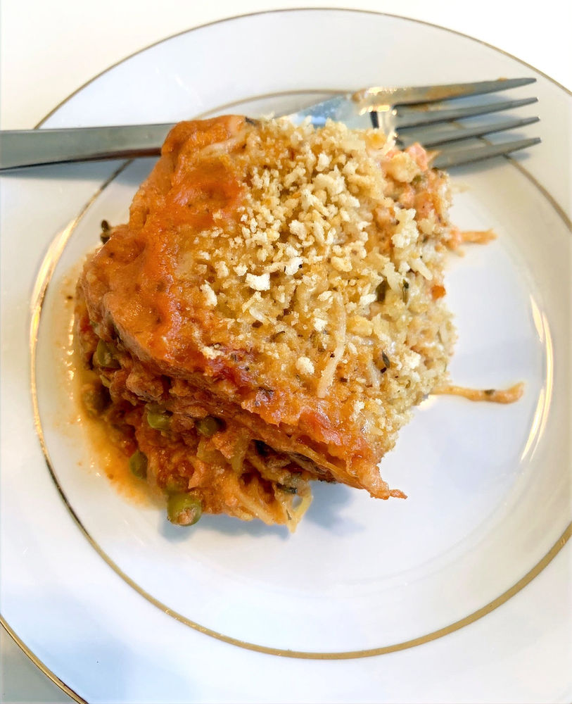 Vegan Baked Spaghetti Squash Casserole