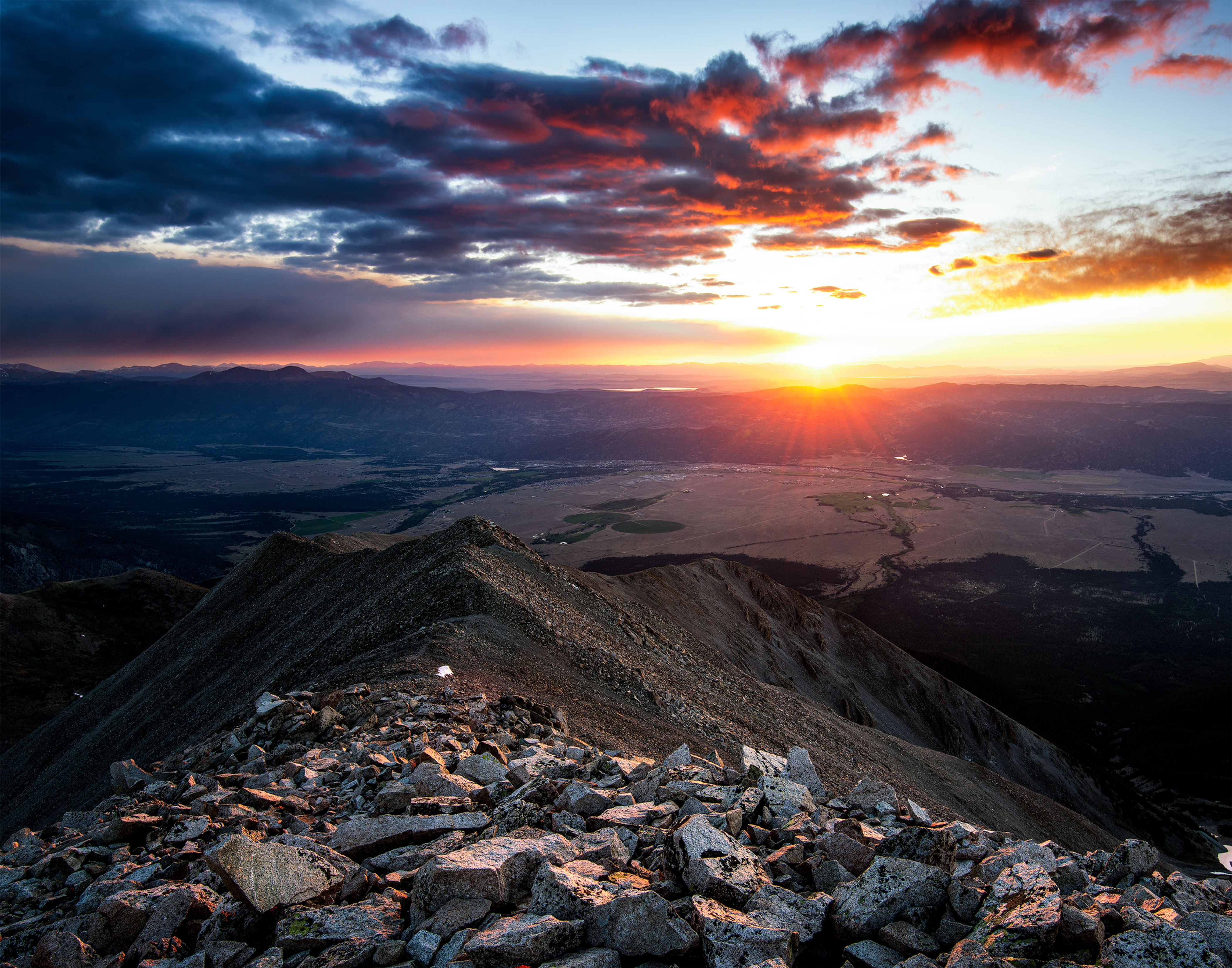 Mount Princeton Summit Sunrise