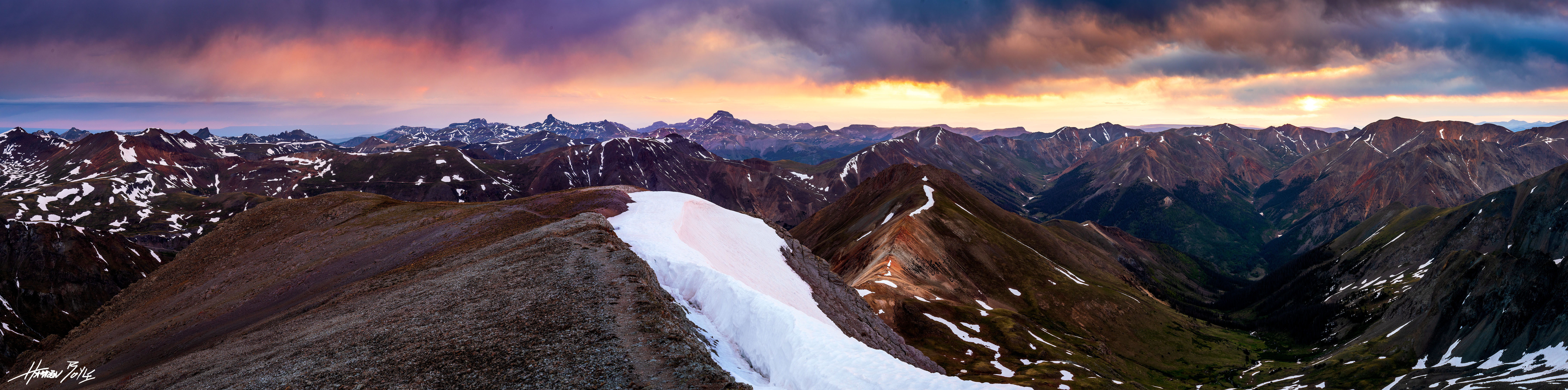 Handies Peak Summit Sunrise