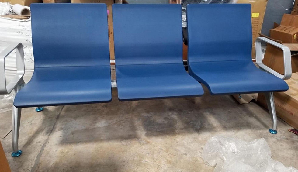 Thumbnail: Luxus PU Waiting Lounge Chairs - 3seater