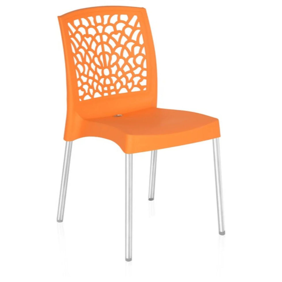 Thumbnail: Novella 19 Plastic Armless Chair (Orange)
