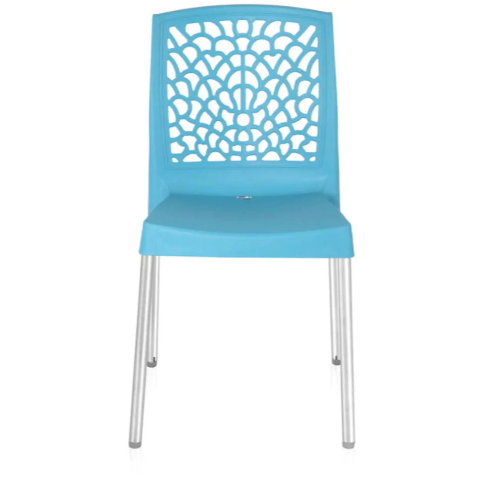 Thumbnail: Novella 19 Plastic Armless Chair (Celeste Blue)