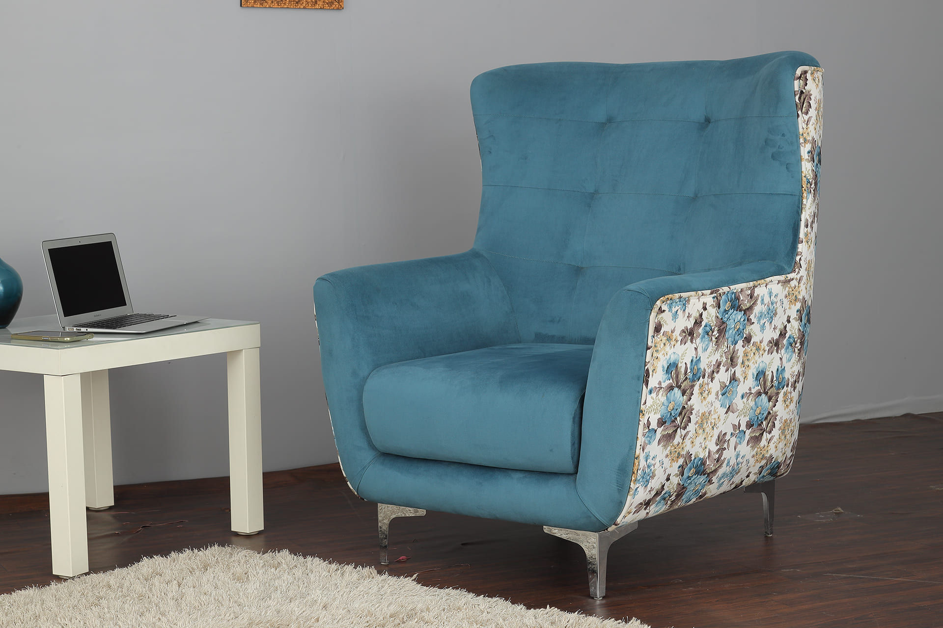 LUXE Floral Accent Chair (DUAL TONE)