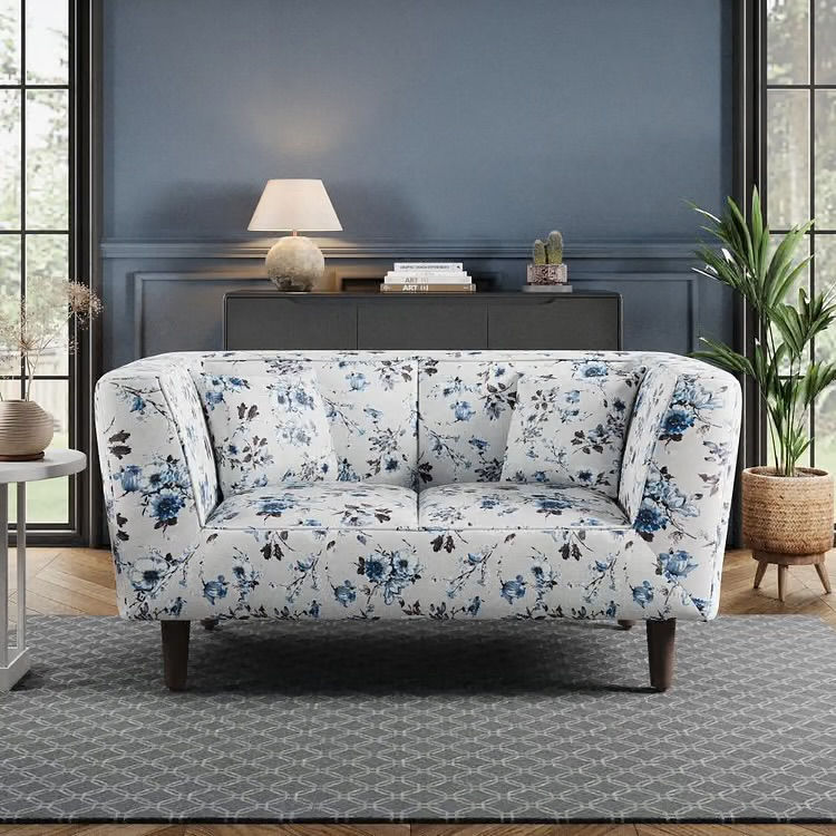 Floral Love seat Sofa - 2 Seater