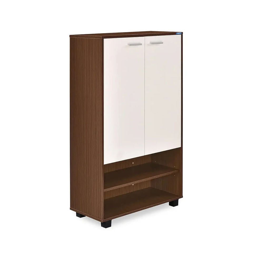 Thumbnail: Ardor Shoe Cabinet (Oak/Frosty White) (15pair)