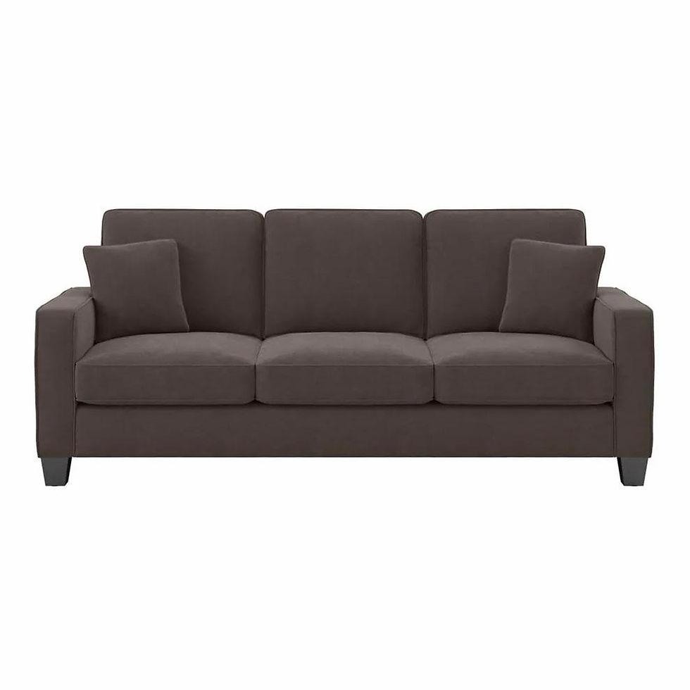 Fusion 3 Seater Fabric Sofa (Brown)