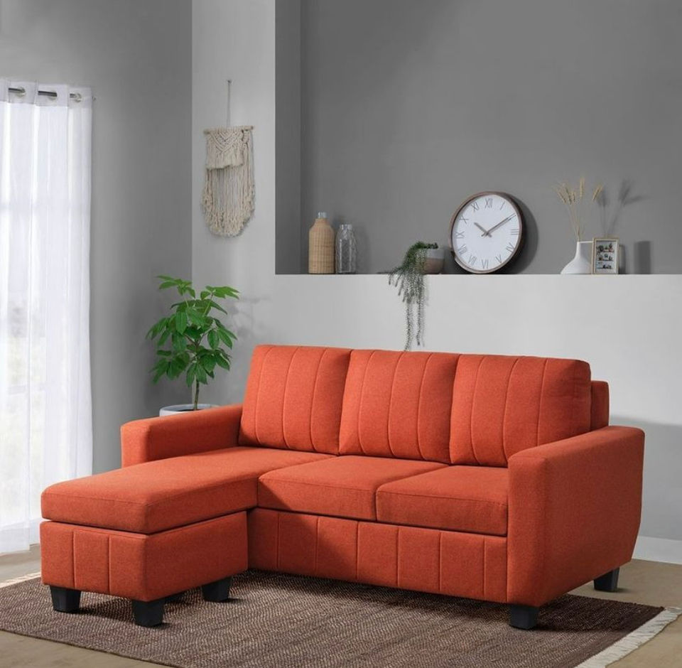 GLANCE 2 SEATER SOFA WITH LOUNGER