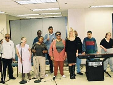 Lisa Hilton Jazz Musician and her band