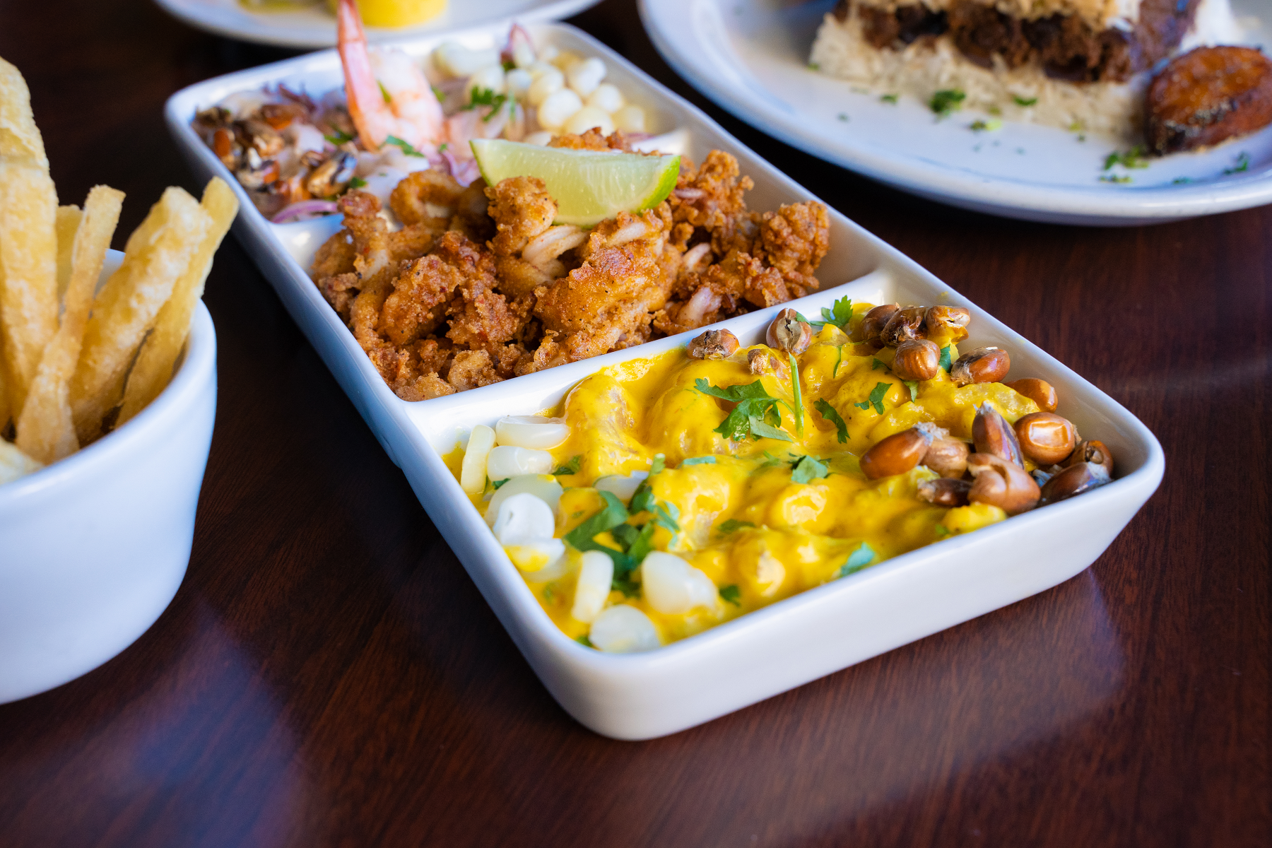 Arranged Food and Objects